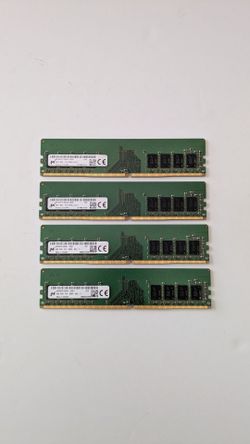 32GB Micron DDR4 Memory Sticks 2666MHz Desktop RAM Modules
