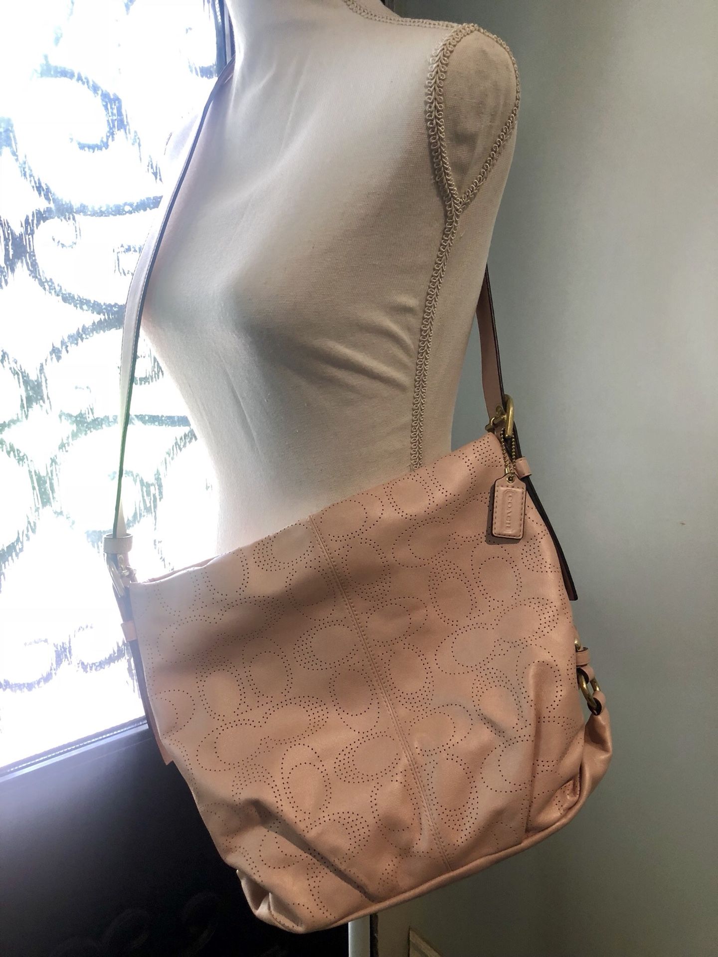 Coach Purse in Blush Leather NWT