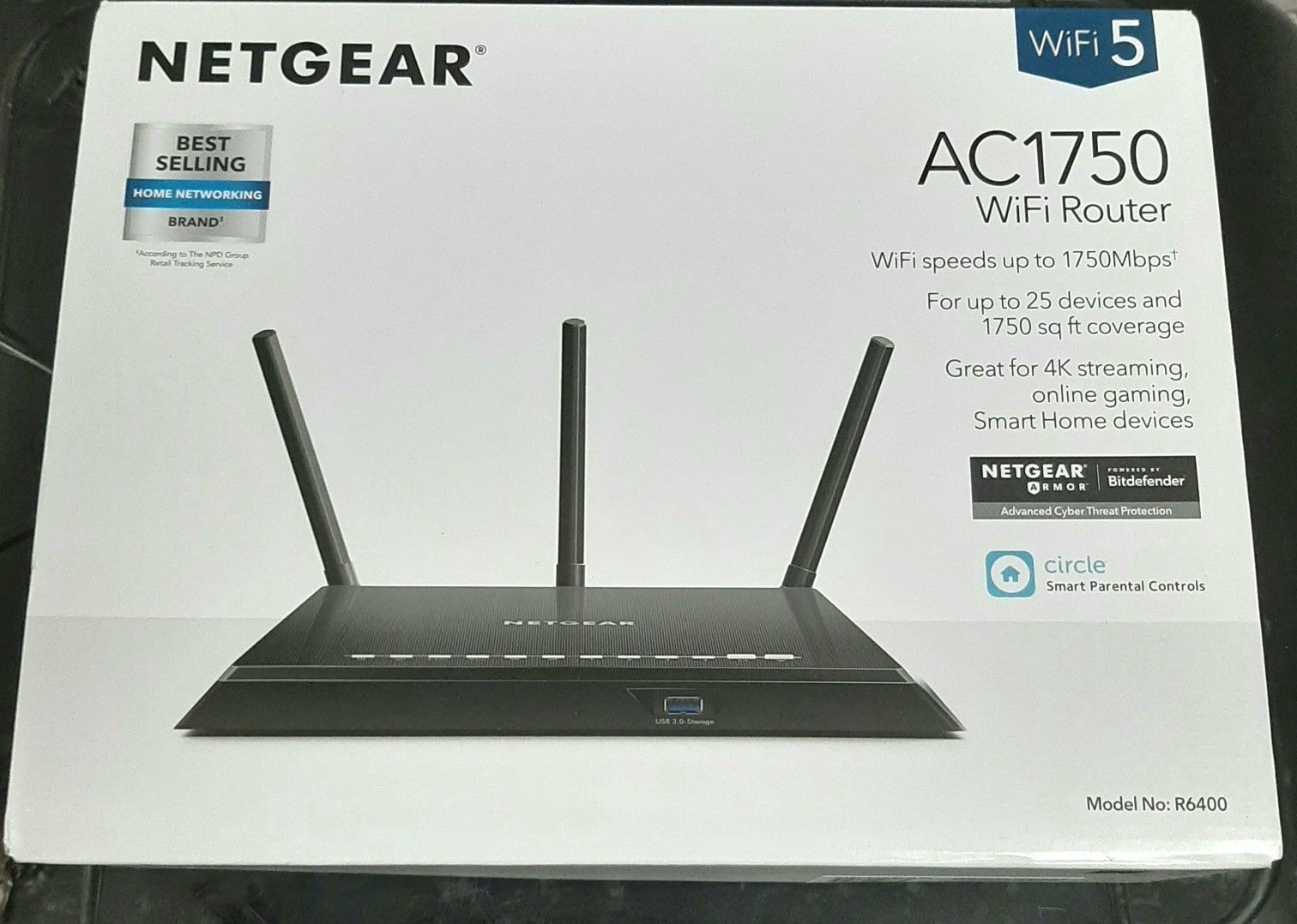 BRAND NEW NETGEAR ROUTER AC1750. NEVER USED!!