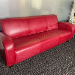 Premium Leather Couch 