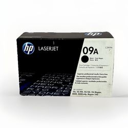 HP 09A (C3909A) Black Toner Cartridge – NEW, Open Box