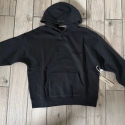 Black Essential Hoodie 