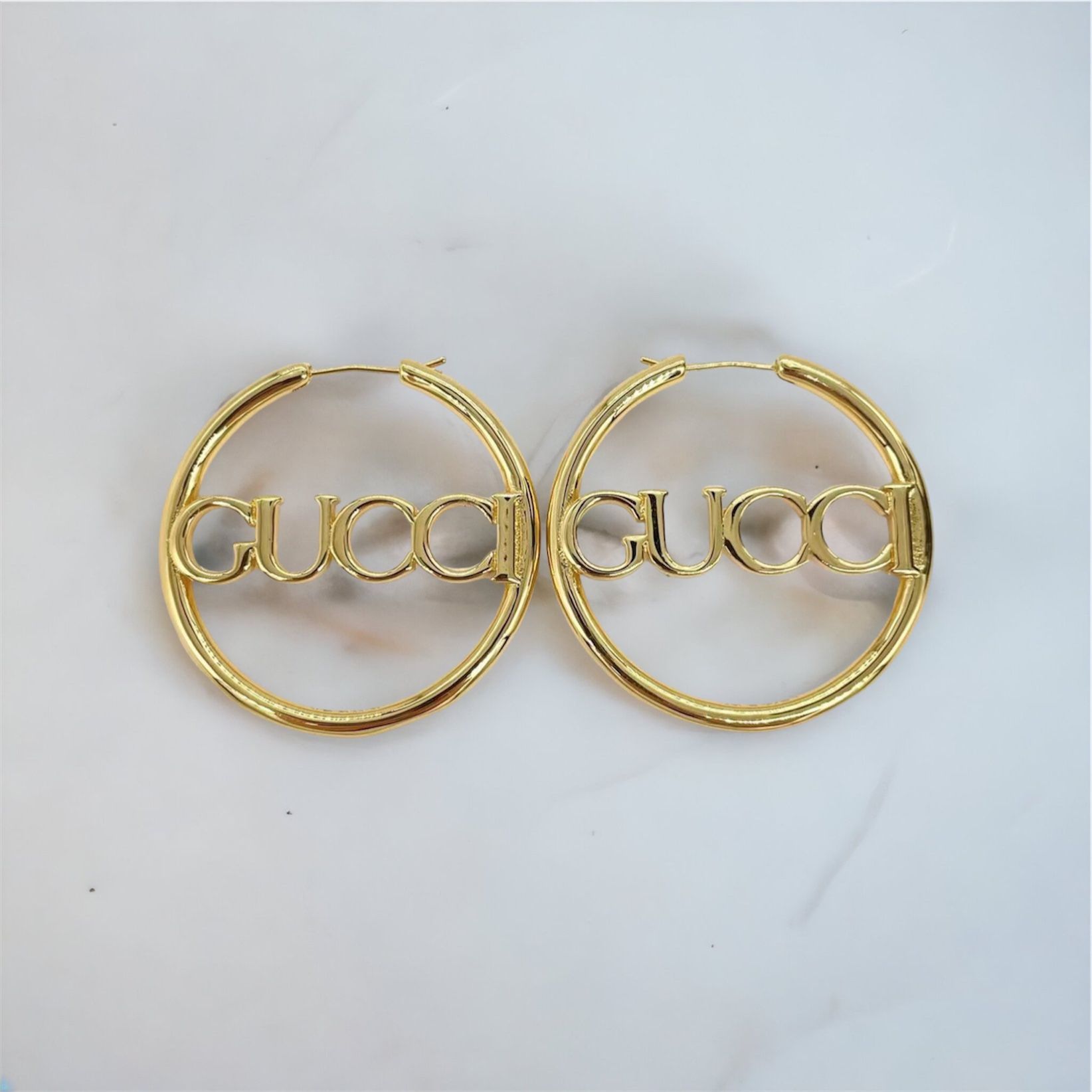Gg Gold Hoop Earrings