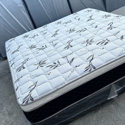🟨queen Size Mattress Pillow Top 12" Thick