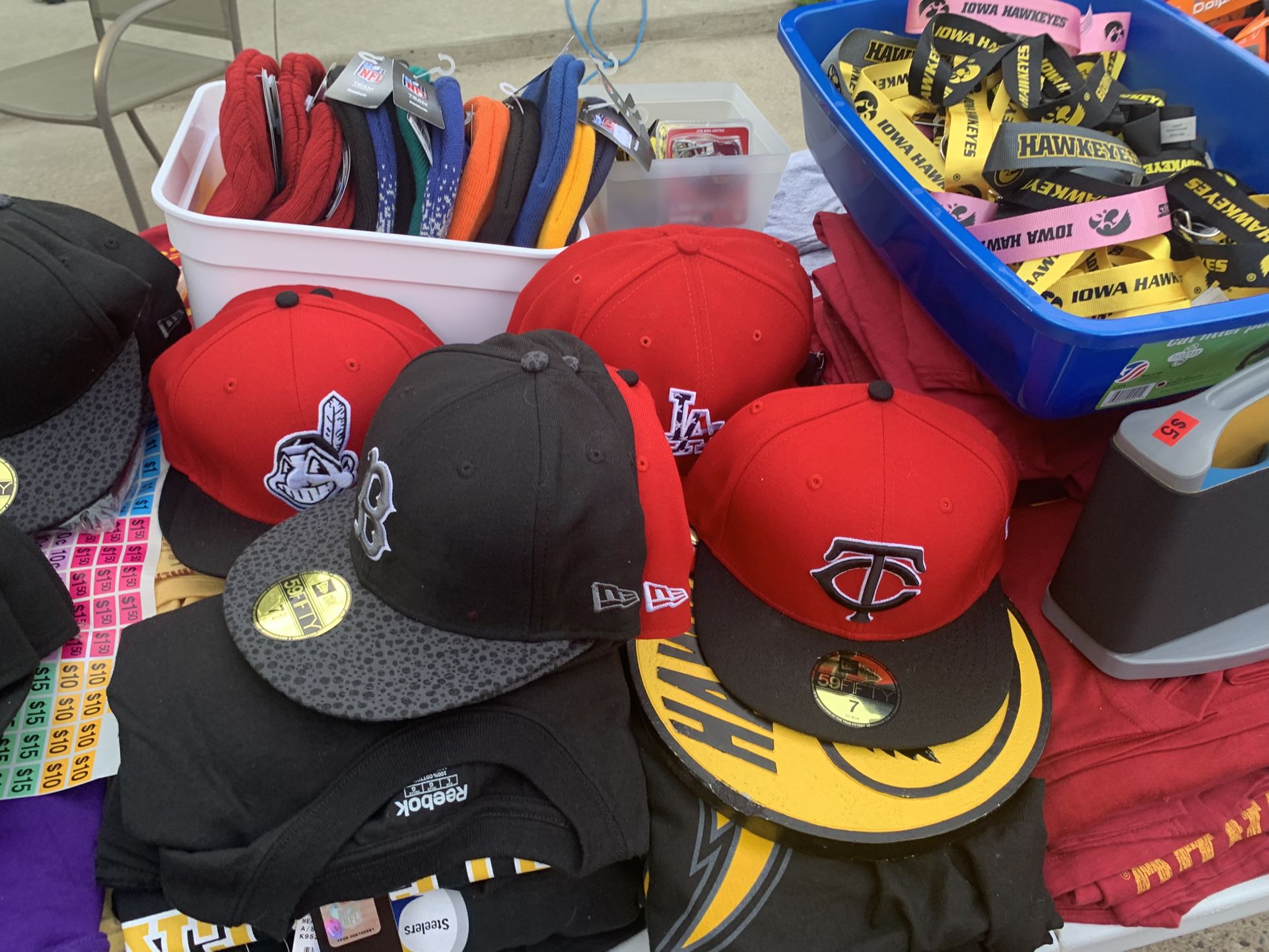 Flat Bill Hats Size 7