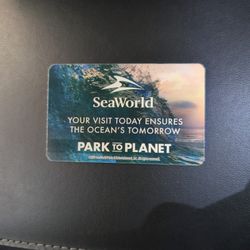 SeaWorld ticket