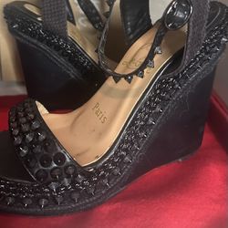 Louboutin Wedge Heel Size 9 