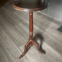 Vintage Wood Accent Table 