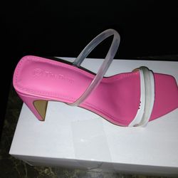 Pink Heel Sandals