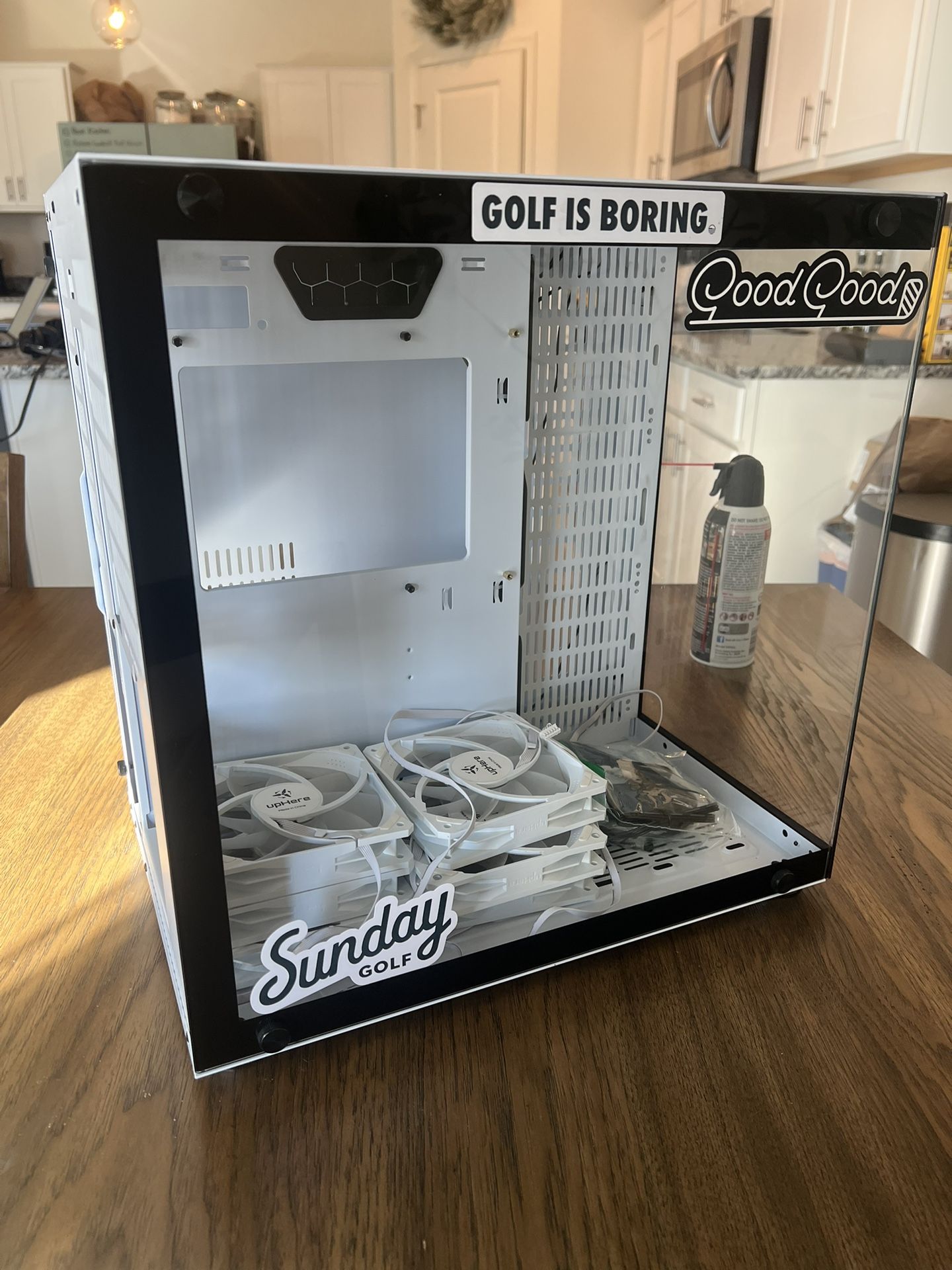 GIM ATX Gaming PC Case With 5 Fans and RGB Hub