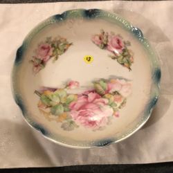 Pink Rose Design Bowl