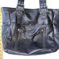 Tyler Rodan Brown Faux Leather Double Strap Shoulder Bag/Purse - NEW W/O TAGS