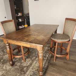 Wooden Kitchen Table (Chairs Not Included)
