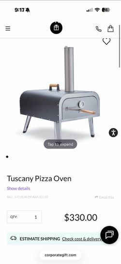 Tuscany pizza oven