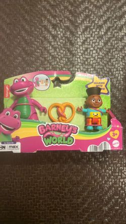 Fisher Price - Barney's World Barney’s Friend David & Barney Figure Set Of 3