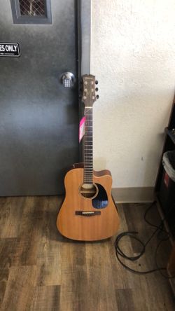 1003 Mitchell ME1CE 6-String Acoustic Electric Natural Wood Finish Guitar 554320