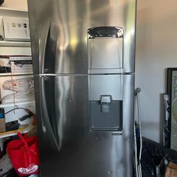 LG Grey Refrigerator 