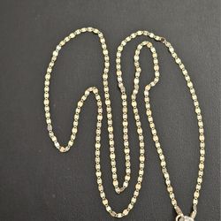 14k Gold Necklace 22 Inch