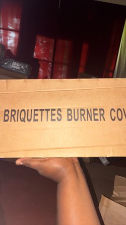 Briquettes burner cover
