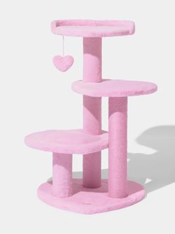 Multi-Tiered Heart Pink Cat Tree🩷 (contact info removed)0