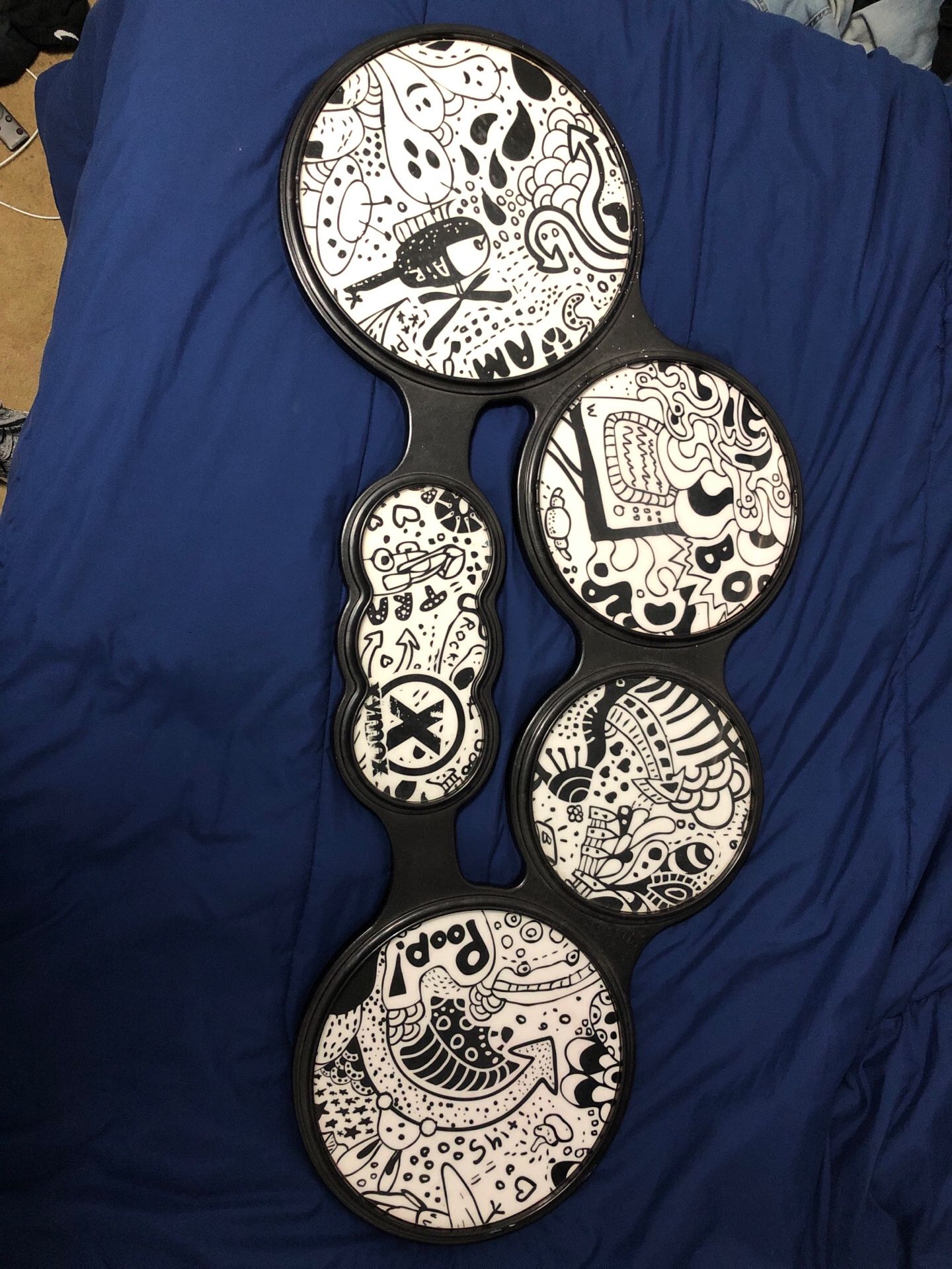 Xymox custom tenor pad, pearl S1030L snare stand