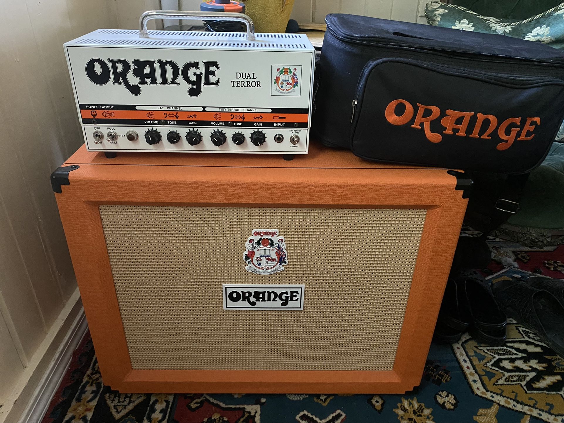 Orange Dual Terror Amp/ Orange 2x12 Cab
