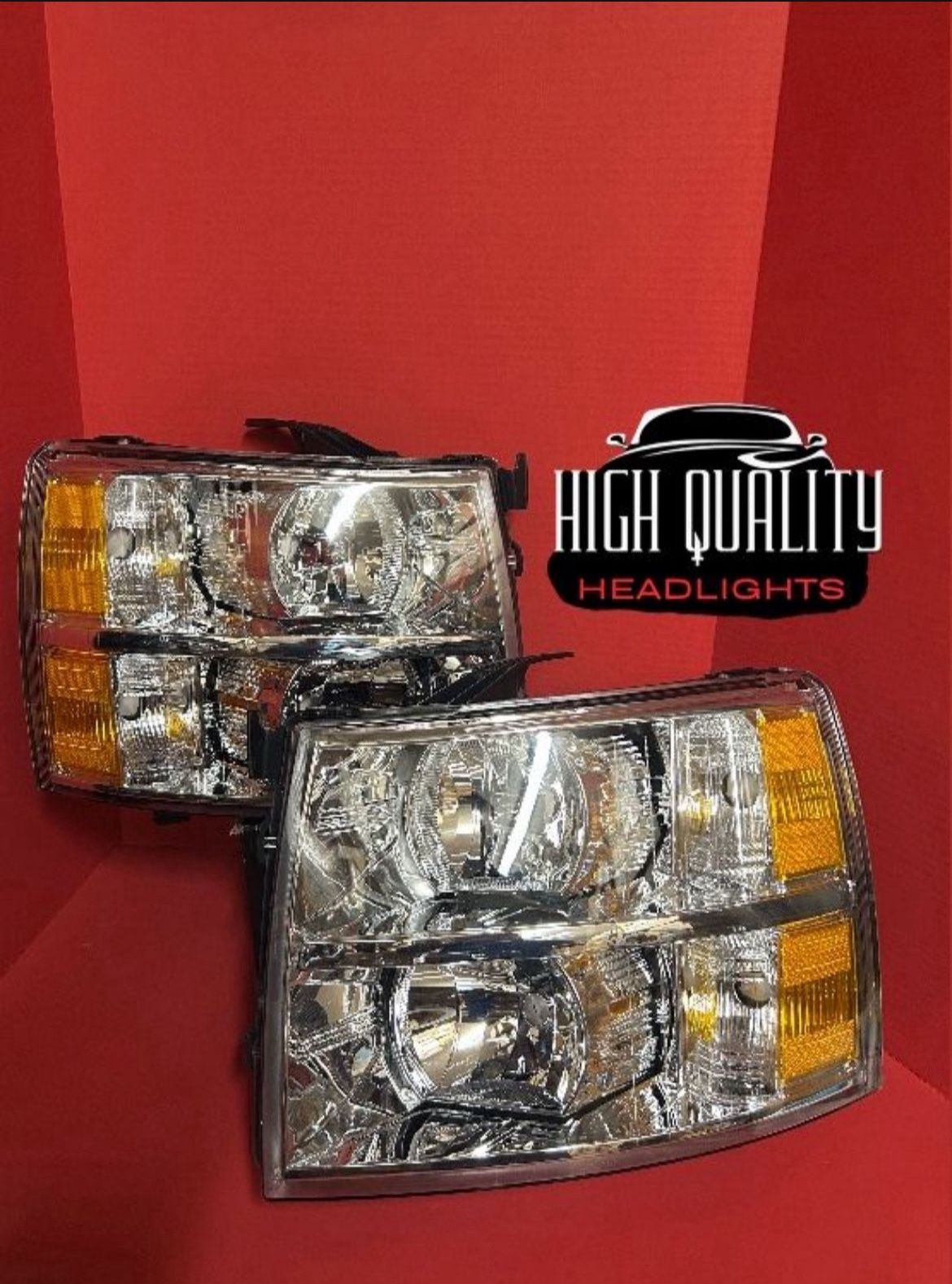 Chevy Silverado 2007. 2013 headlights.