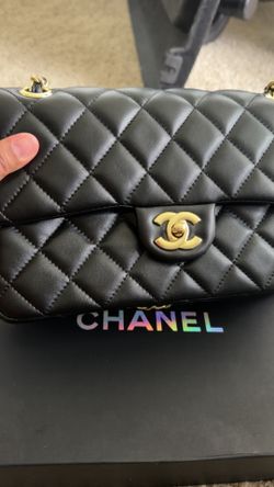 Chanel medium flap bag lambskin