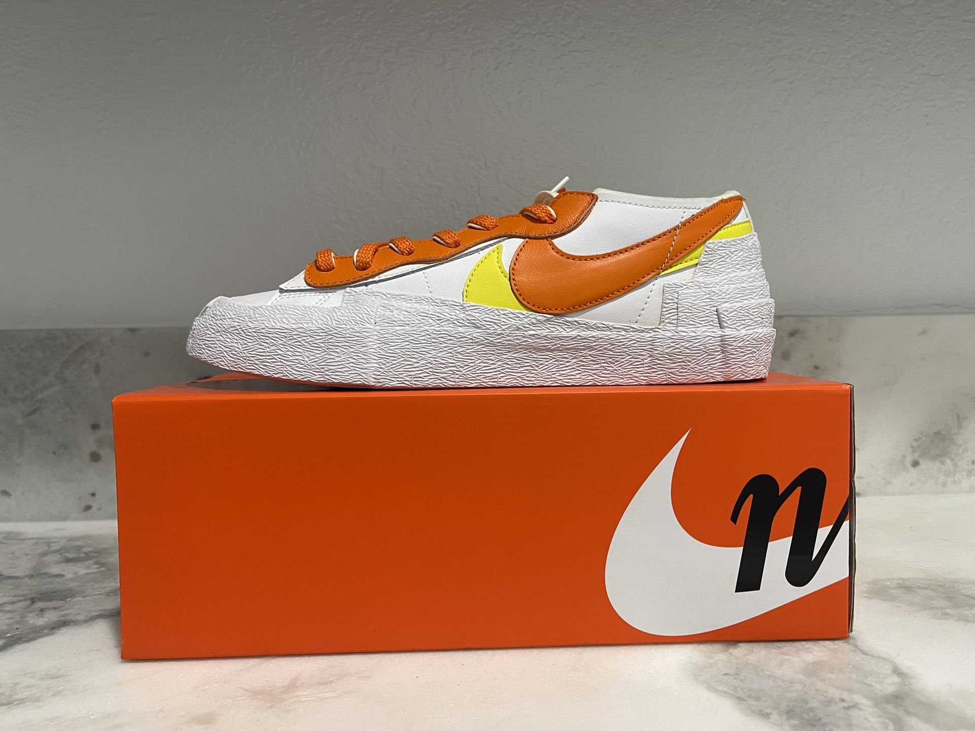 Nike Sneaker Nike Blazer Low Sacai Magma Orange Nike Blazer Low