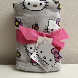 Hello Kitty Butterfly Hand Towel