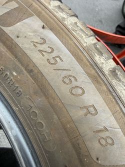 225/60/18 Michelin (4 Tires) $100.00/ All 4