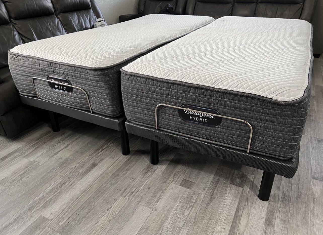 King Size Bed ! Simmons Beautyrest King Bed ! Split King Movable Bed ! Motorized Bed ! Beautyrest King Size Mattress! Beautyrest Hybrid! Free Delivery