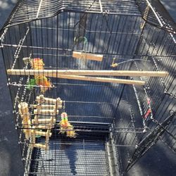 BIRD CAGE AND TOYS GIVEN TO BEST OFFER