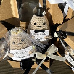 Wedding Crochet Potato Gift Set