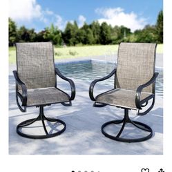 Swivel Patio Chairs Set Of 2