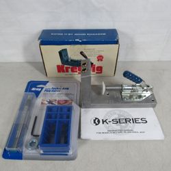 Kreg KPCS Custom Pocket Hole Plug Cutter New & Kreg K2 Jig Used
