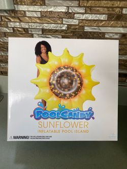 BRAND NEW SUNFLOWER 🌻 INFLATABLE POOL ISLAND