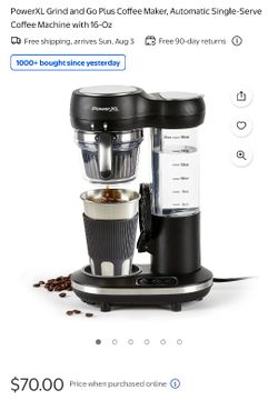 PowerXL Grind and Go Plus Coffee Maker