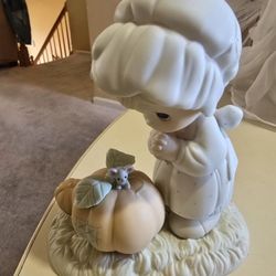 PRECIOUS MOMENTS 1988 PUMPKIN FIGURINE 