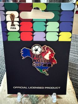 FIFA 2026 World Cup North America Lapel Pin ~ 3D Soccer Ball