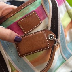 Colorful Coach Purse 