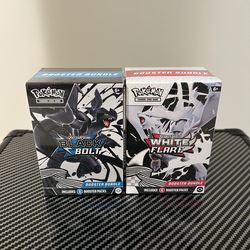 Pokemon white flare/black bolt booster bundle