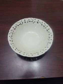 pierced serving bowl