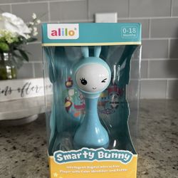 alilo Smarty Bunny Rattle Musical Light Up Toy 