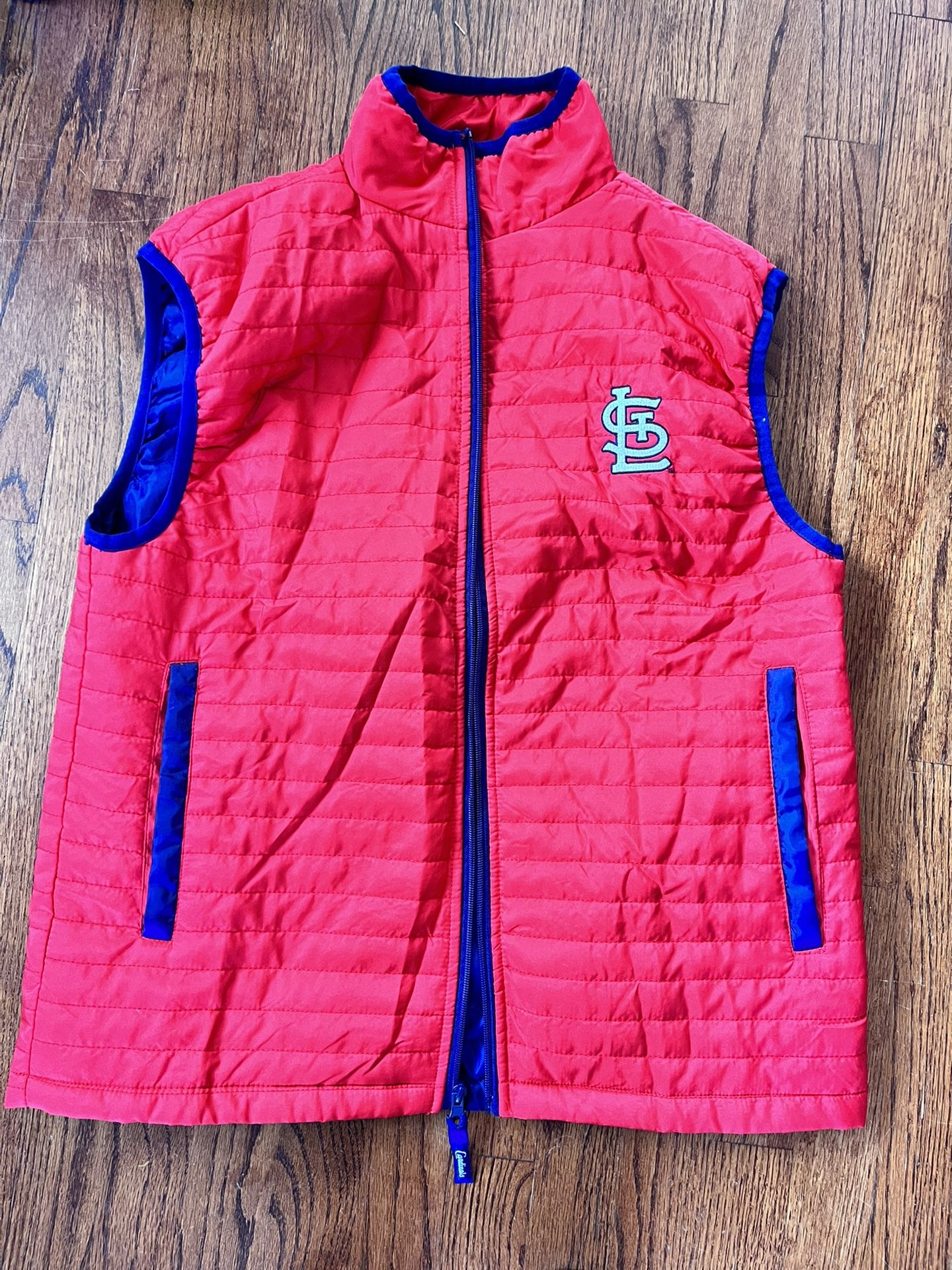 Cardinals Red Womens Vest Size XL. Can Fit Male Size Small-medium