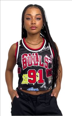 Mitchell & Ness Women's Cropped Jersey