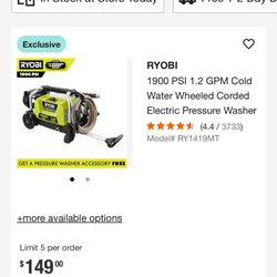 Electric Pressure Washer 