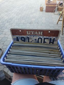 Aluminum state license plates