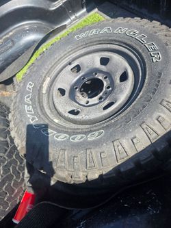Spare rim and tire