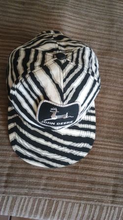John Deere zebra snapback
